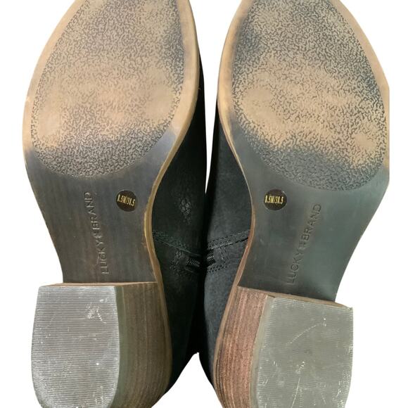 Boho Lucky Brand Black Suede Thigh High Boots - Women's Size 8.5 - Picture 3 of 3